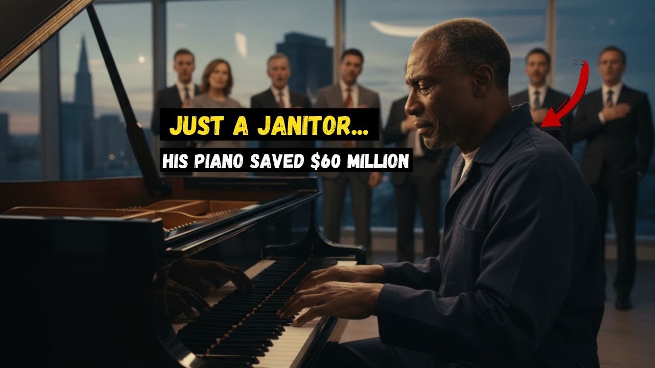 He Was Just the Janitor – His Piano Solo Saved a $60 Million Deal