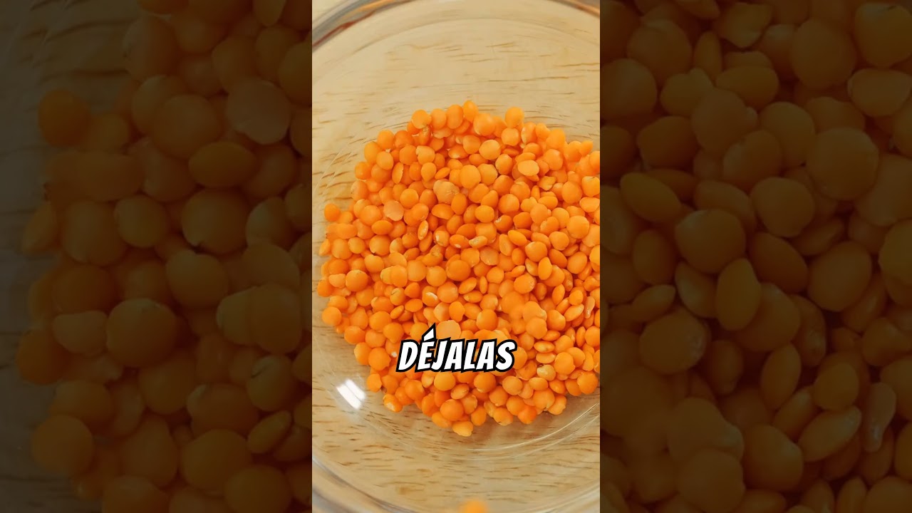 ⏰ El tiempo exacto de remojo para unas lentejas perfectas