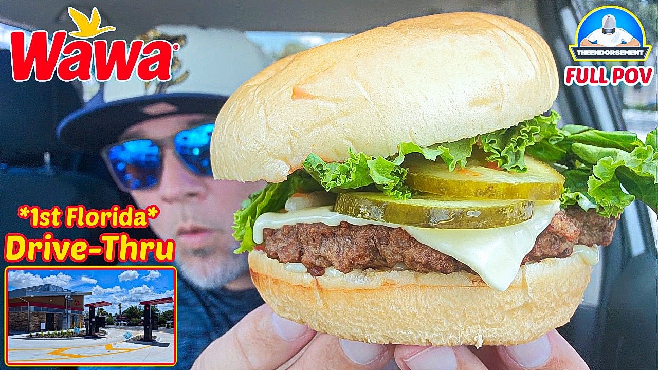 Only Florida Drive-Thru Wawa® POV! 🚗| Ordering A Burger At Drive-Thru!🍔| theendorsement