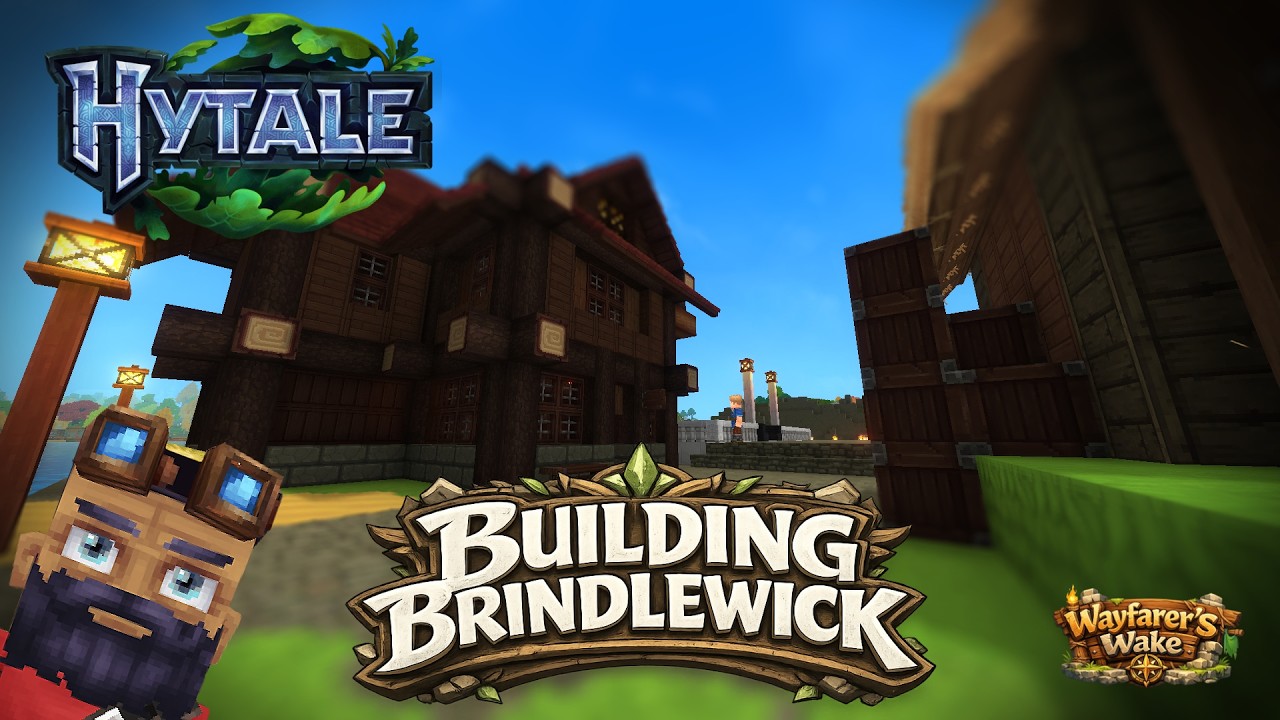 🔴[LIVE] HYTALE  - Building Brindlewick township Pt. 3 : Winter Scarab Tavern  (CHILL STREAM)