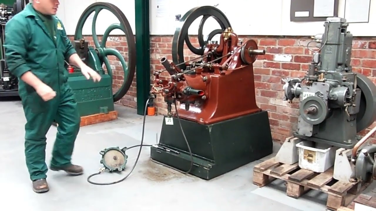 Anson Engine Museum, Manchester, UK  Engine runs back in 2009