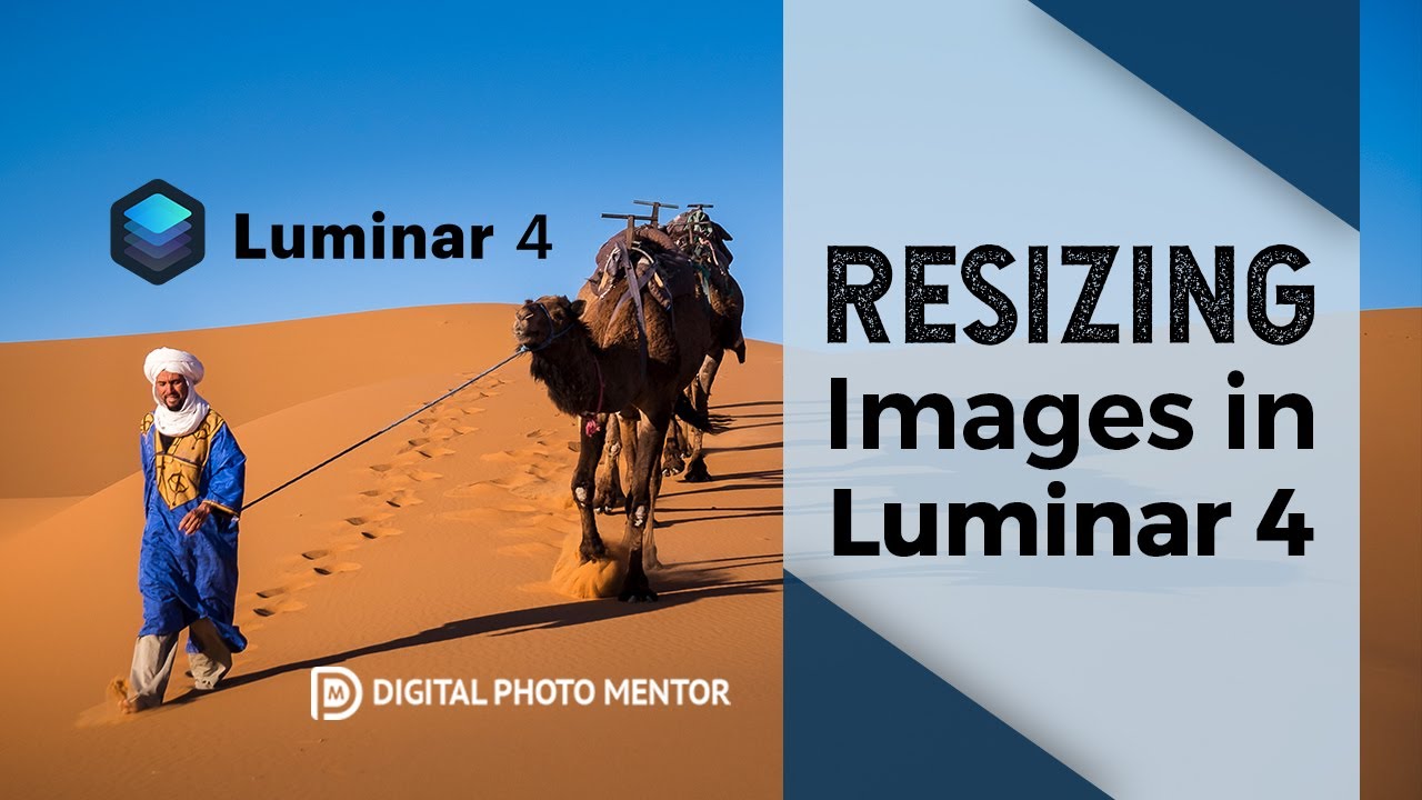 How to Resize Images in Luminar 4 to Export for Social Media and Email