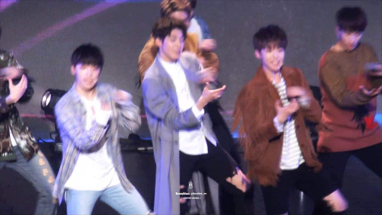 160424 세븐틴 쇼케이스 - 이놈의 인기 (원우 wonwoo focus)