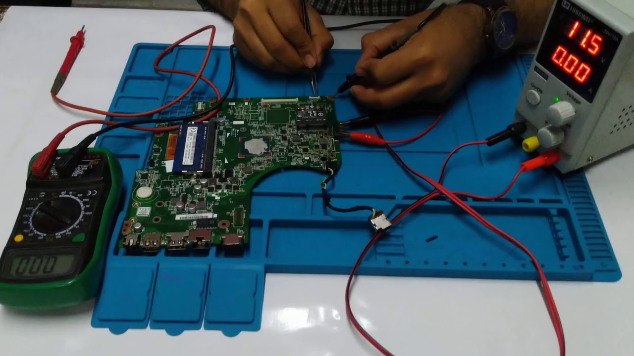 Laptop Short checking through DC power supply