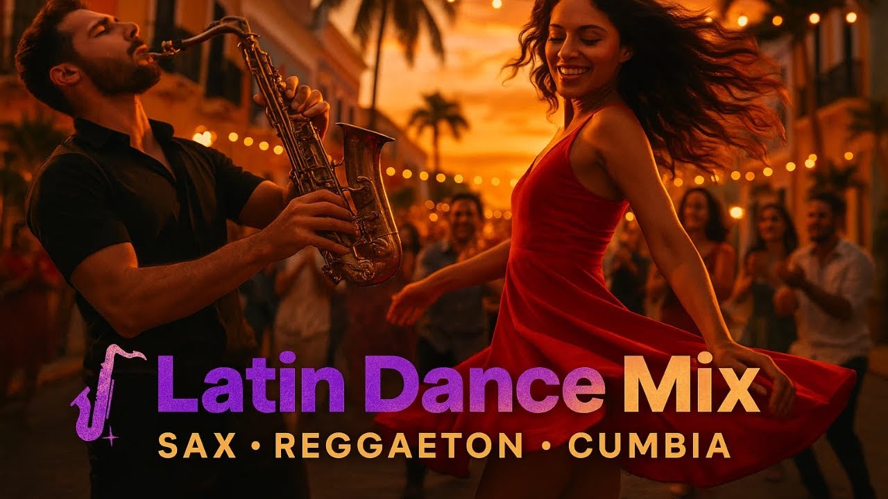 Saxophone Latin Dance Mix 💃 Upbeat Reggaeton, Cumbia & Salsa | Good Vibe Latin Music