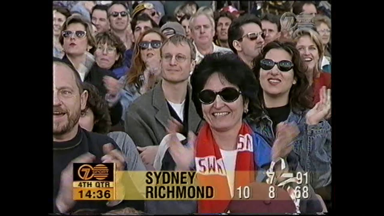 1996 AFL Round 19 Sydney Swans Vs Richmond