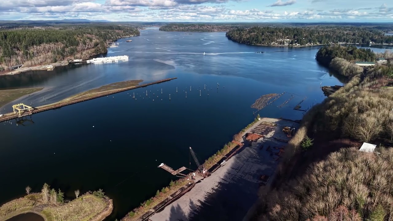 Droning the City of Shelton, Washington State