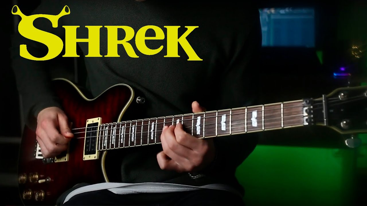 Shrek | Fairytale Song - Intro Theme Electric Guitar Cover [TAB, BACKING TRACK]
