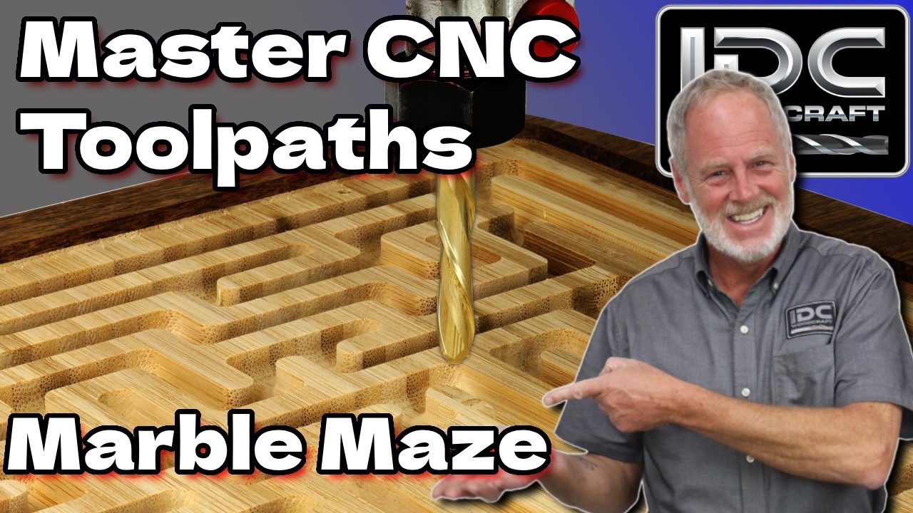 Making a CNC Marble Maze? ...Best Toolpath Methods!