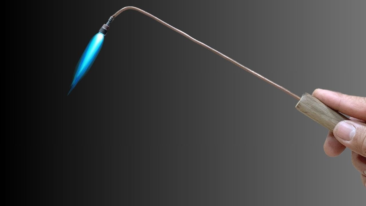 How to make a small torch - Make a metal cutting machine from mini gas - Mini cutting machine