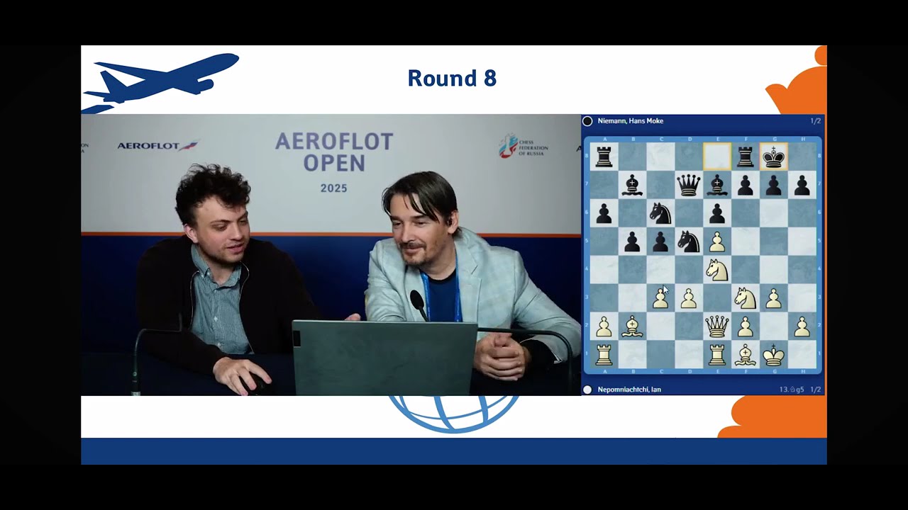 Hans Niemann full interview with GM Morozevich After his draw with Ian nepomniachtchi