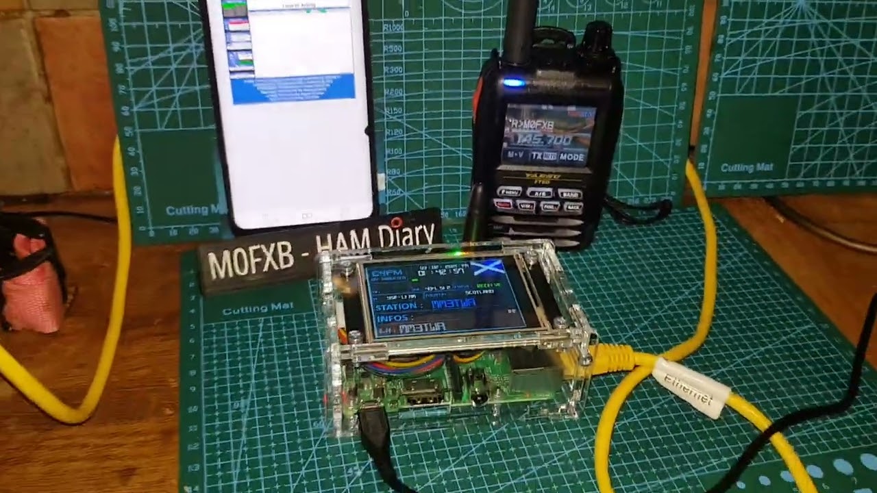 DV Mega UK  Genesis Complete Nextion Screen MMDVM Hotspot- Latest Screen Deseign (built in battery)