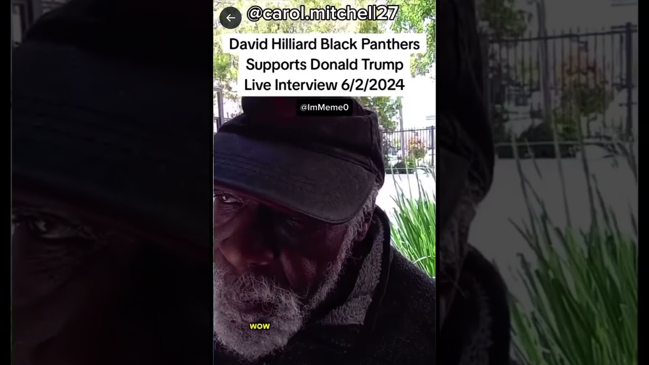 A Black Panther ENDORSES Donald Trump for POTUS 2024⁉️👀💯💭🙏🏻❤️‍🩹🦅🇺🇸