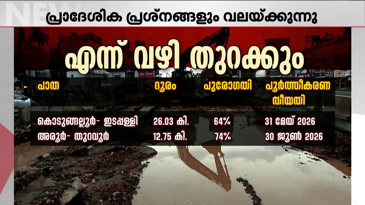 ദേശീയപാത നിർമാണം ഒച്ചിഴയുംപോലെ!! വലഞ്ഞ് ജനങ്ങൾ | NH | National Highway
