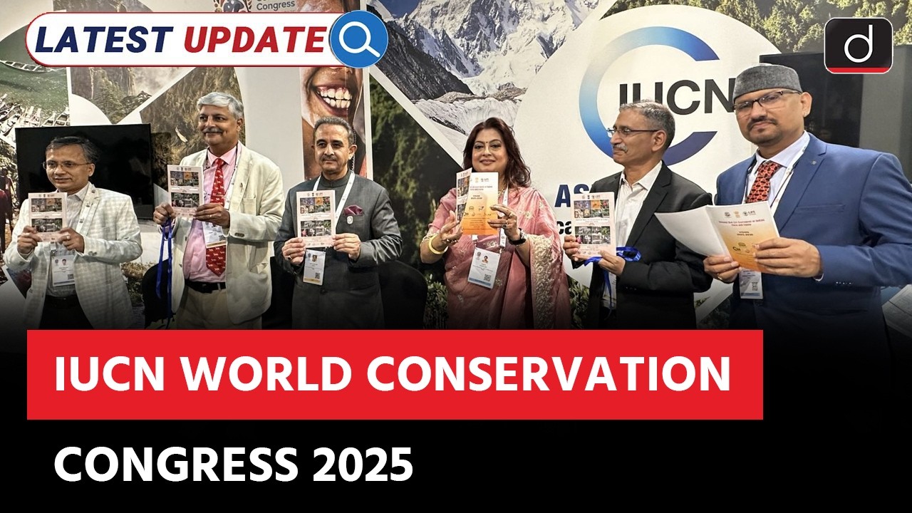 National Red List of India | IUCN World Congress 2025 | Latest Update | Drishti IAS English