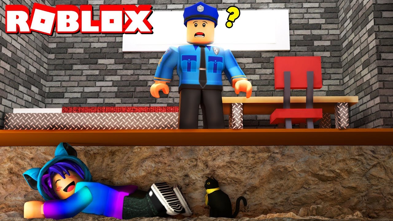 ESCAPE THE PRISON OBBY THROUGH A SECRET TUNNEL IN ROBLOX!