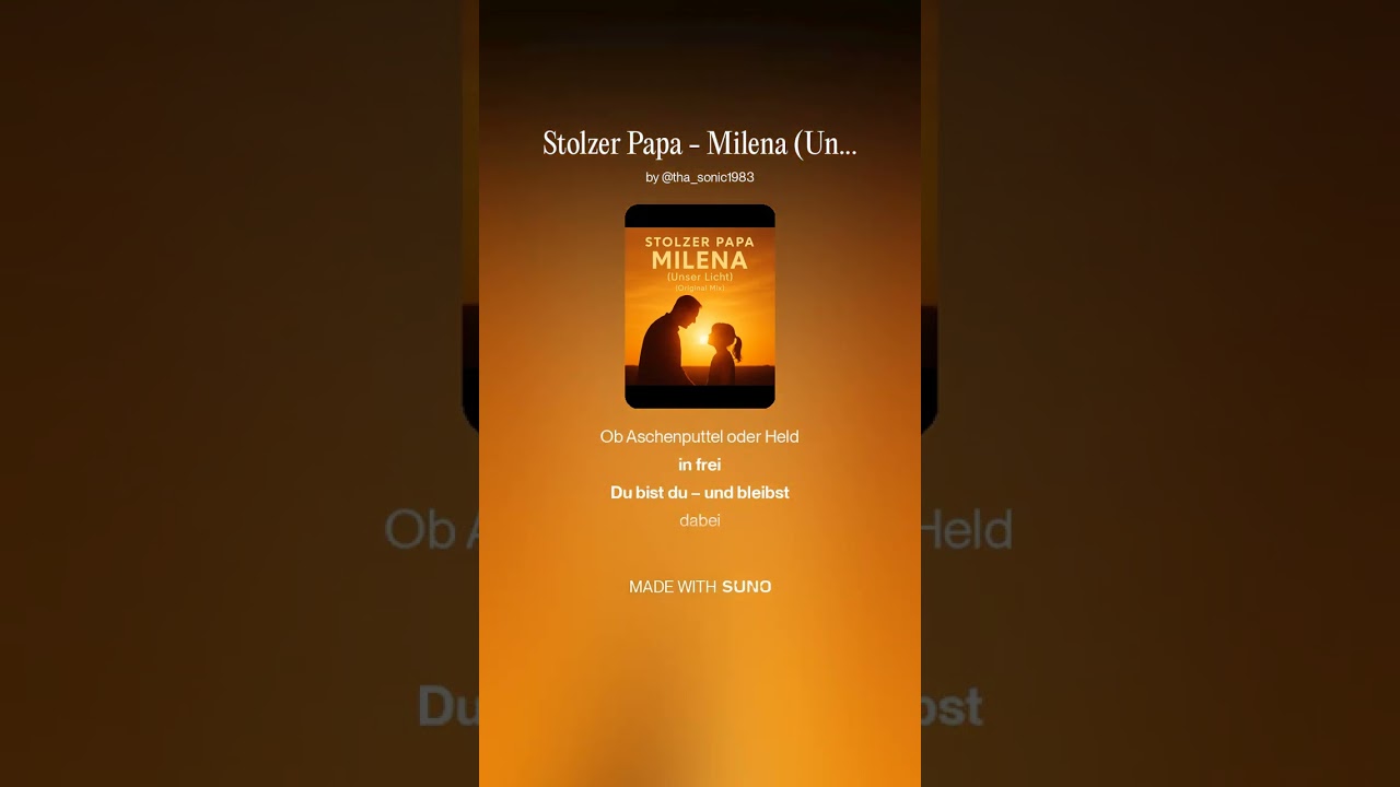 Stolzer Papa - Milena (Unser Licht) [Extendent Cut] 