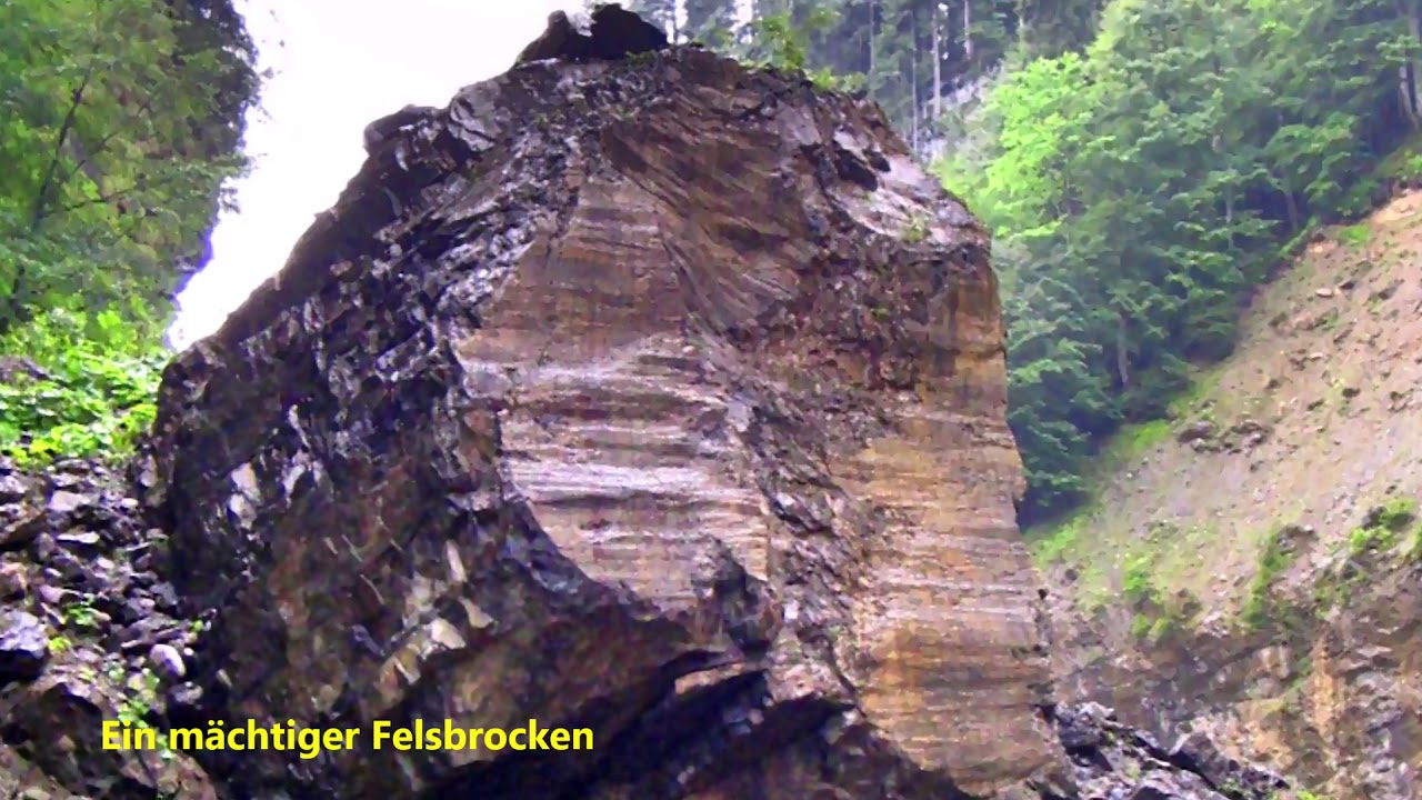 Kleinwalsertal - Durch die Breitachklamm von Riezlern aus 2005 HD HDR