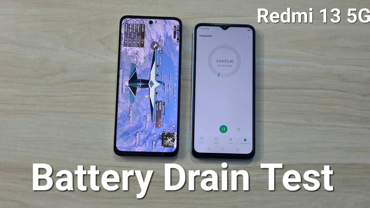 Redmi 13 5G Battery Drain Test