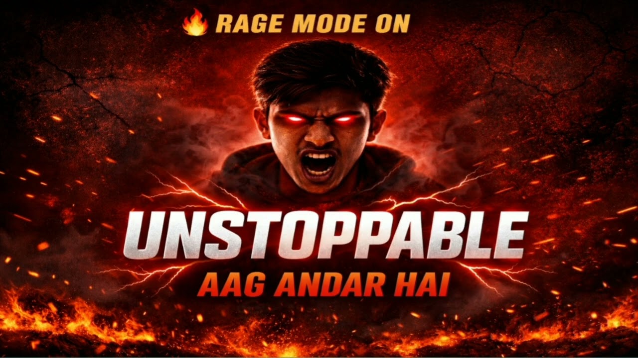 Unstoppable 🔥 | Aag Andar Hai | Hardcore Hindi Rap Track