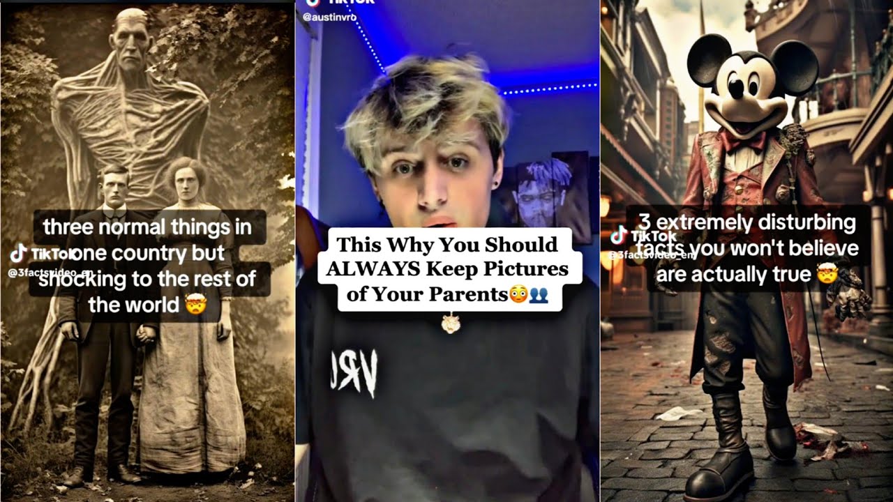 Disturbing Random creepy True scary facts TikTok compilation that would make your skin crawl