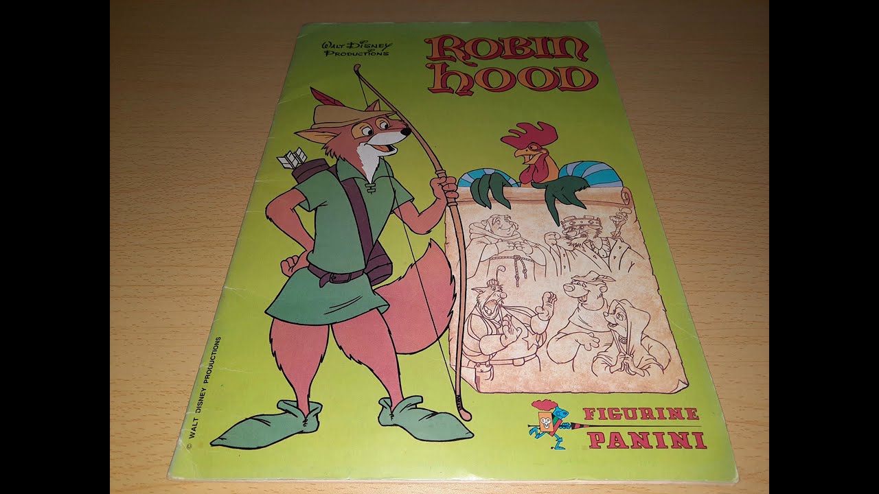 Panini 1984 COMPLETE Disney Robin Hood sticker album review.