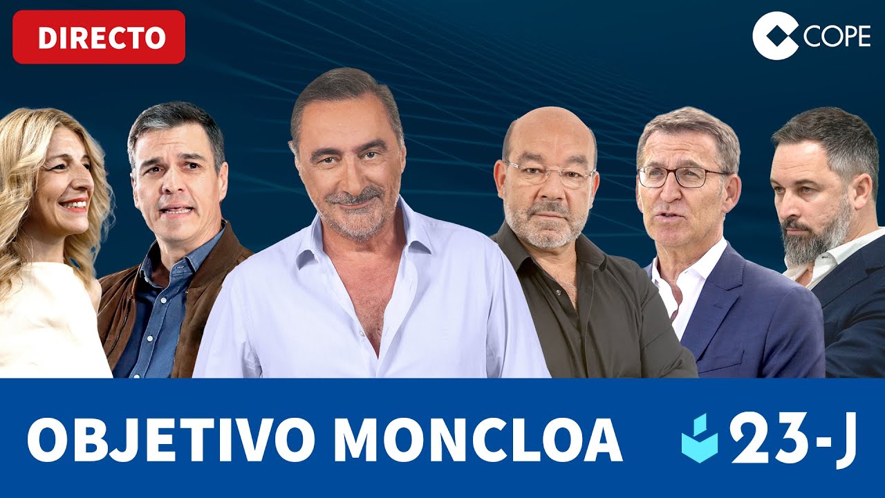 🔴 DIRECTO COPE: Resultados elecciones generales 23J 2023, con Carlos Herrera y Ángel Expósito