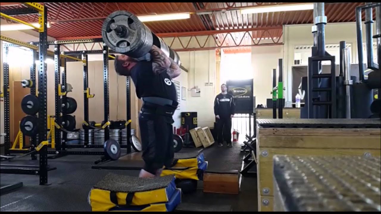 Aaron Page- 160kg x 6 Log Push Press