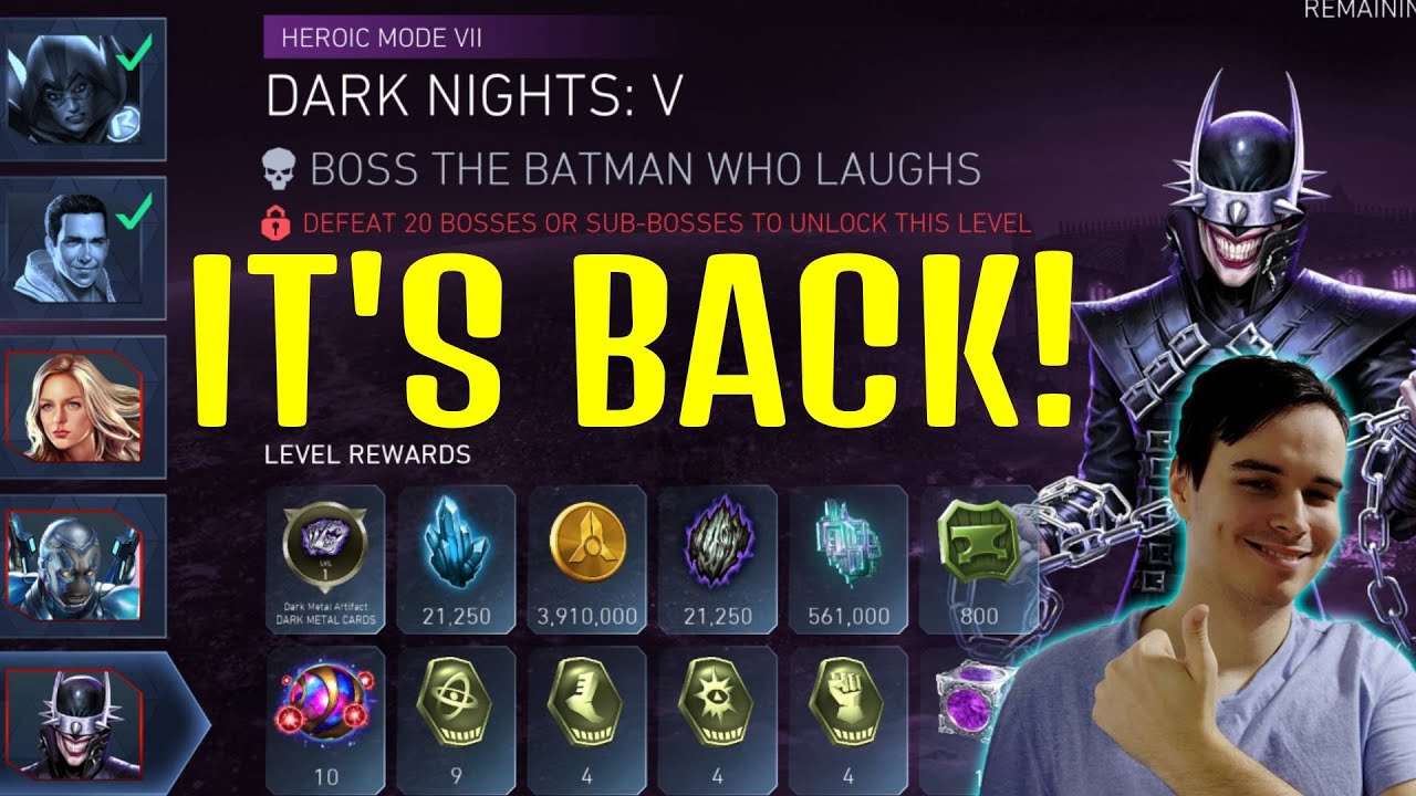 Dark Nights Solo Raid Is Finally Back! Injustice 2 Mobile