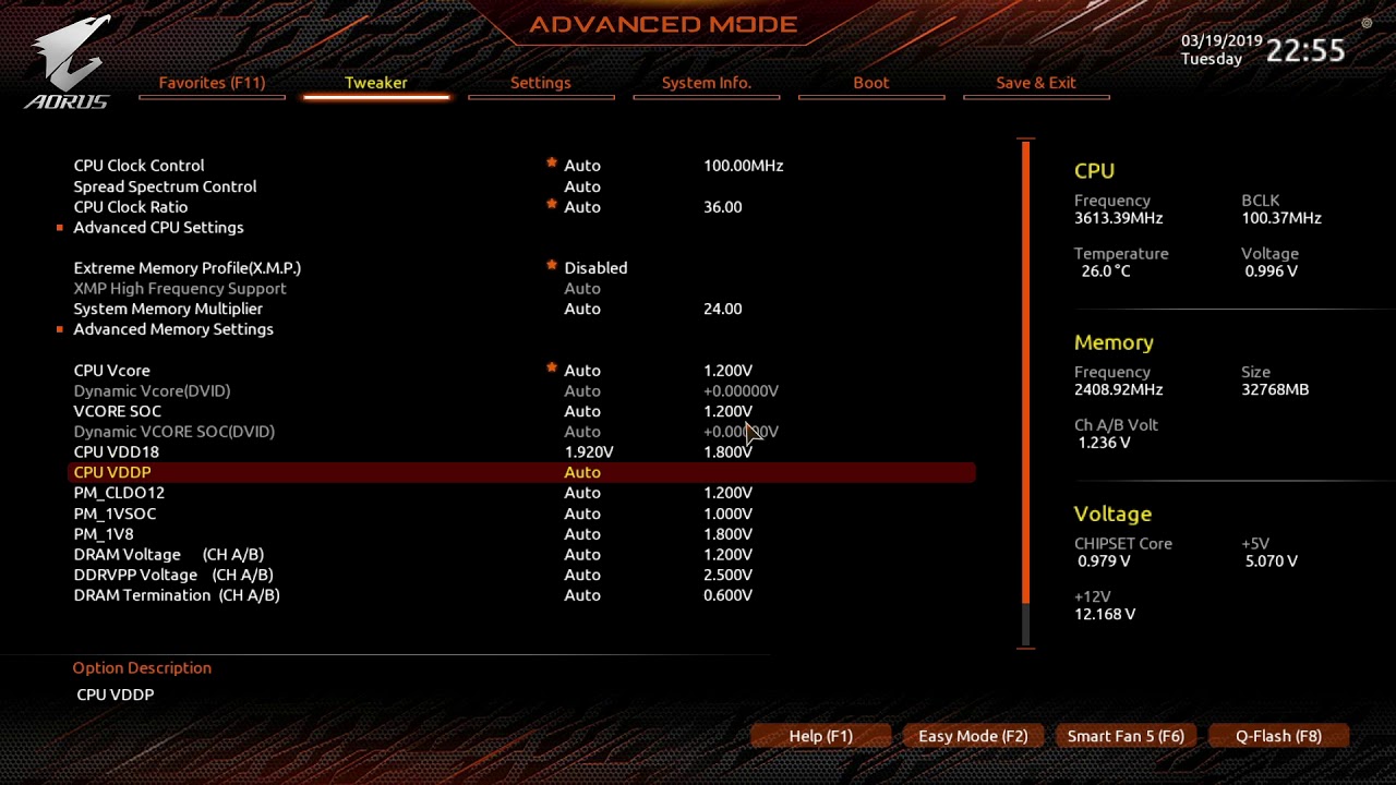 BIOS walkthrough: Gigabyte X570 Aorus Xtreme