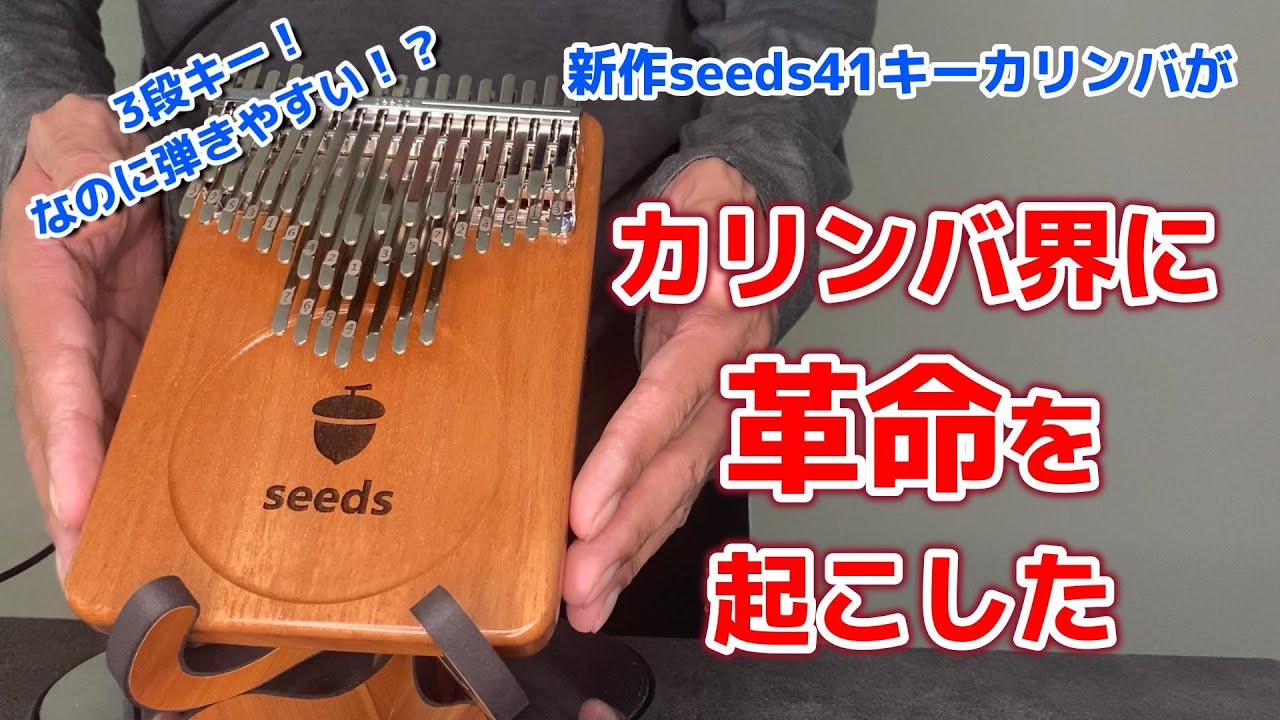 ※概要欄に補足あり【これを待っていた】新作 seeds 41キー カリンバをしっかり演奏してレビューしました オクメ