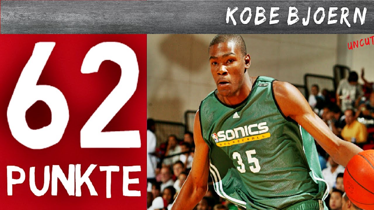 KobeBjoern reagiert auf Kevin Durant 62 Punkte mit 19 Jahren | Reaktion