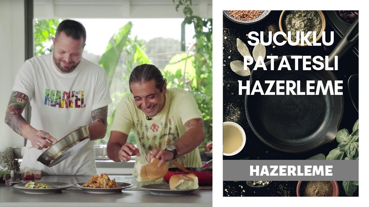 Bodrum'da Bol Sucuklu Bol Patatesli Hazerleme