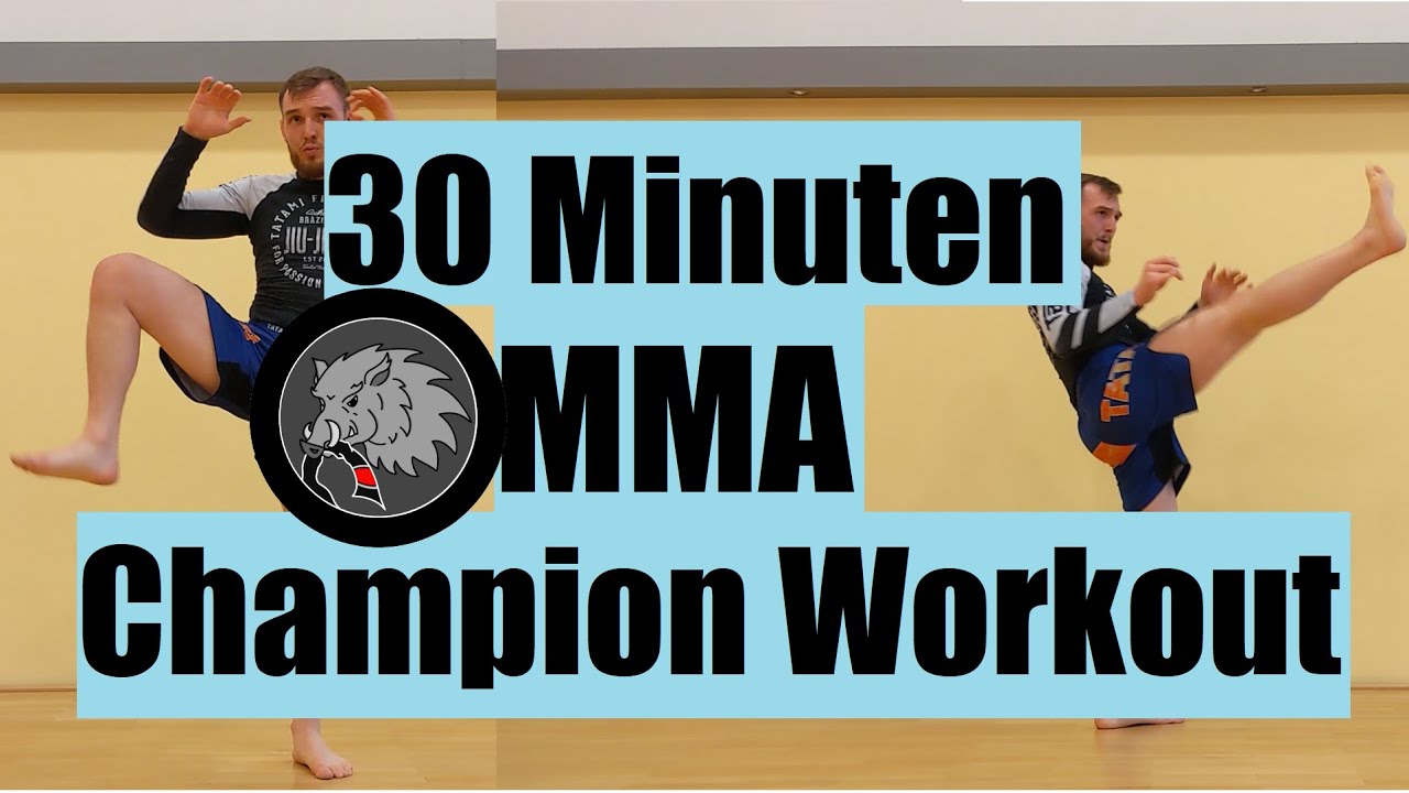 30 Minuten MMA Home Workout - UFC Champion Workout - ohne Geräte