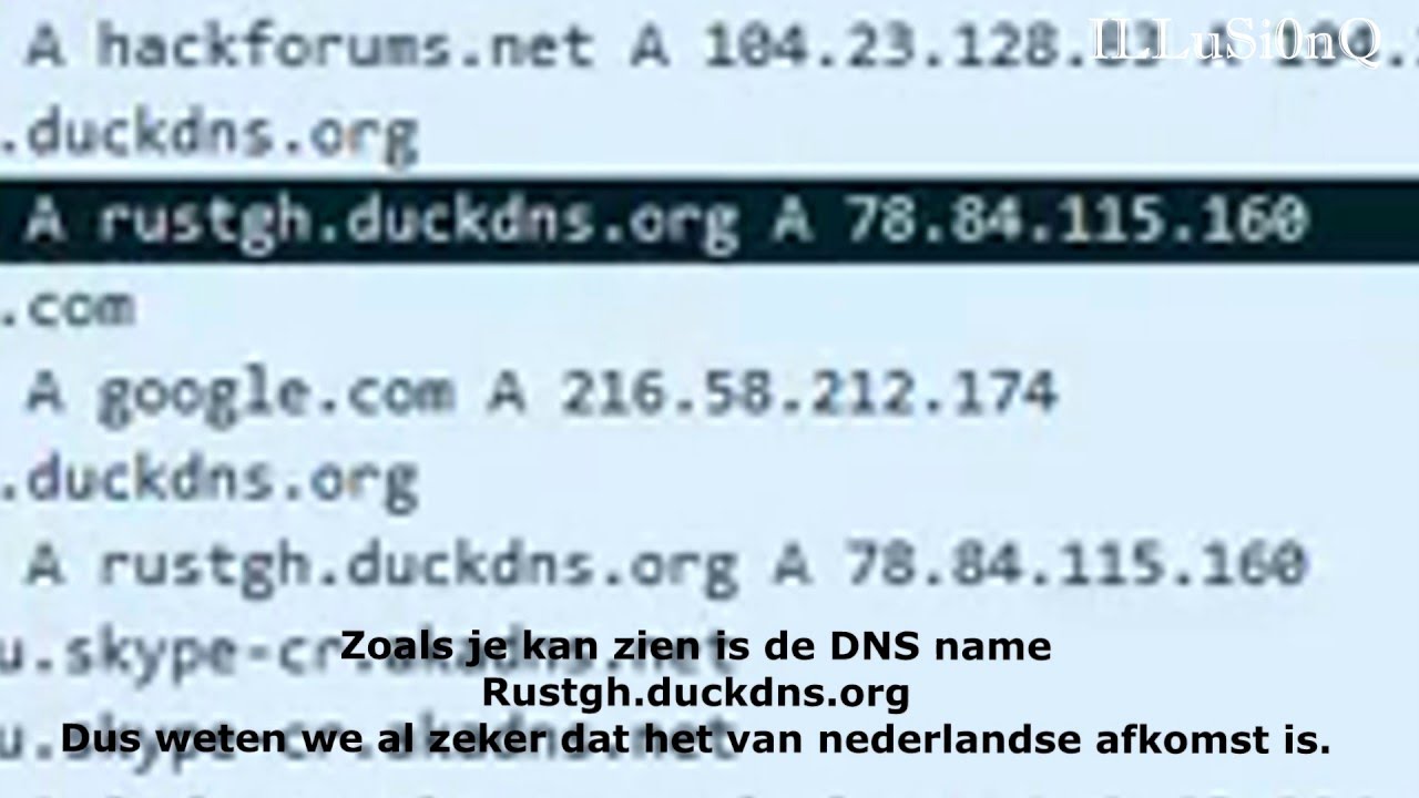 VERVOLG OP DE 'HACK' VAN TIES I ONTMASKERD