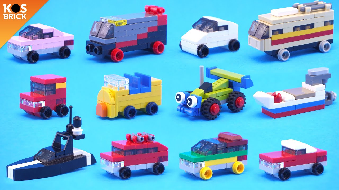 Lego Popular Movies & Games Mini Vehicles - Part 1-2 (Tutorial)