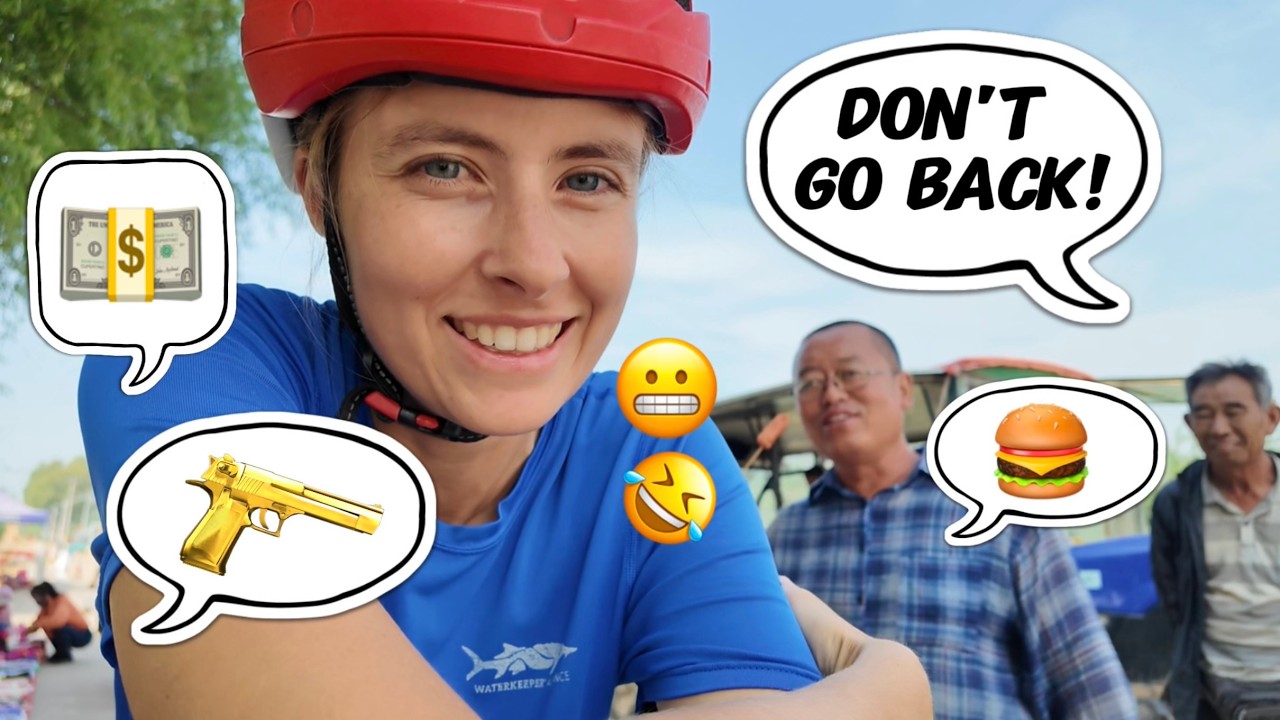 Chinese villagers tell me their unfiltered thoughts about the US 🇺🇸😂 Biking 400 km to Inner Mongolia