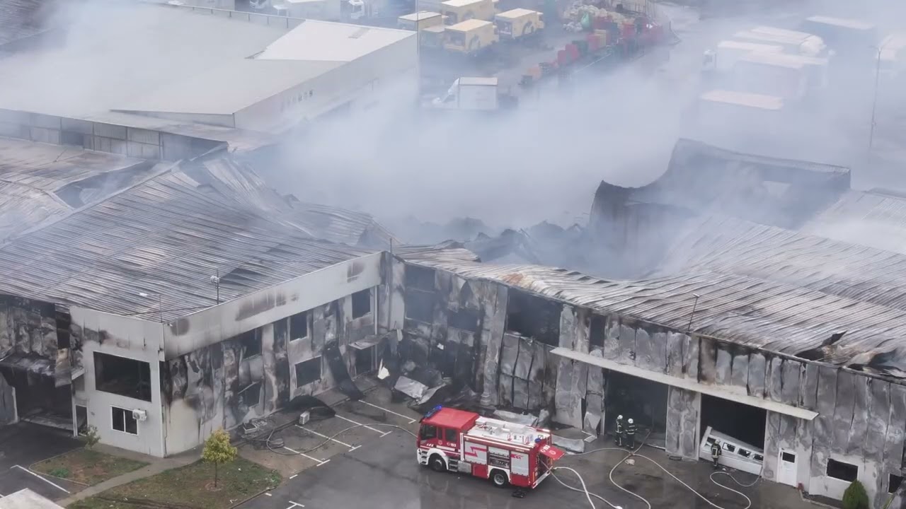 atrogasci gase veliki požar koji je izbio u Osijeku kod južne obilaznice