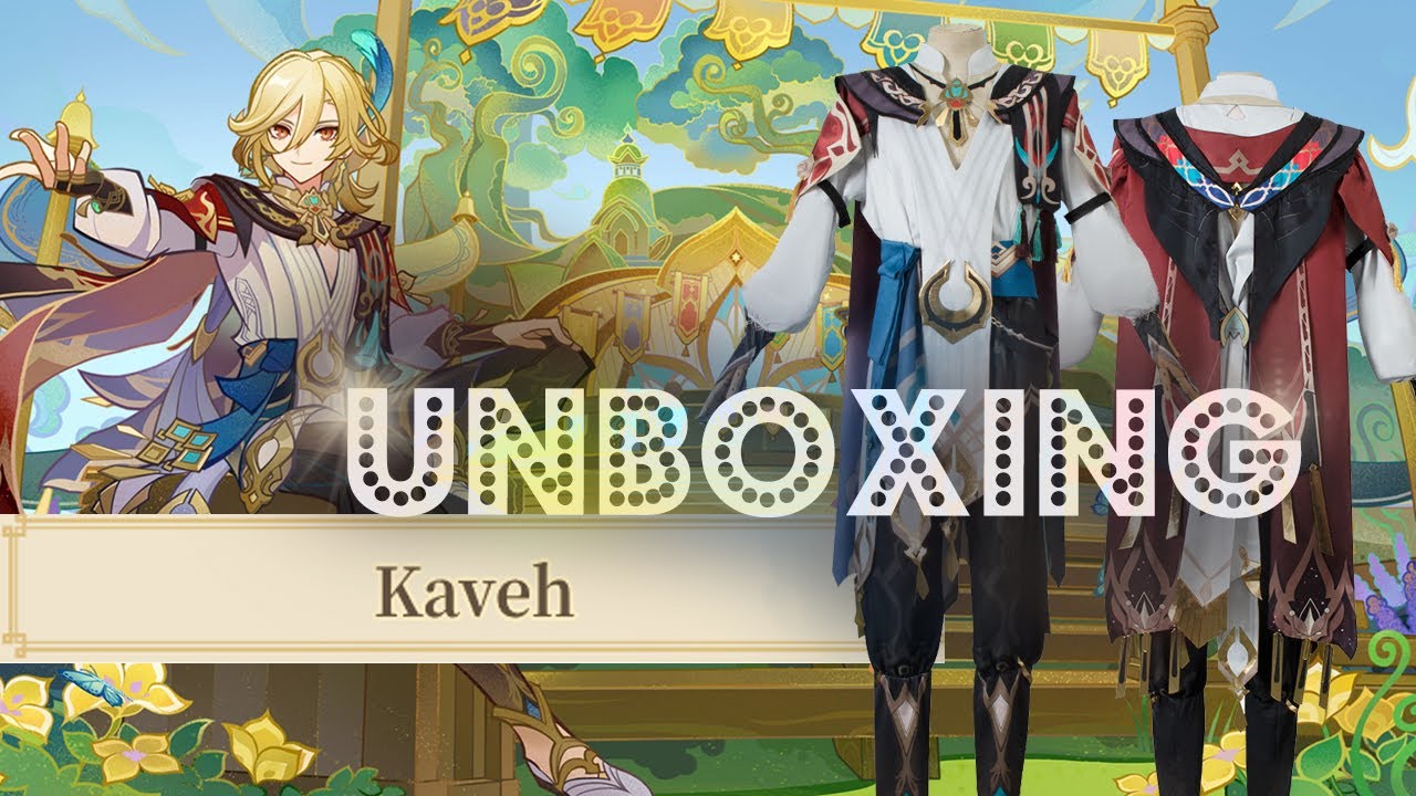 Cosplay Unboxing - Kaveh (Genshin Impact)