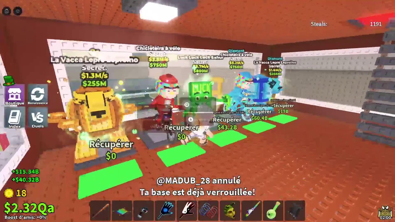 live steal a brainrot trade pvp