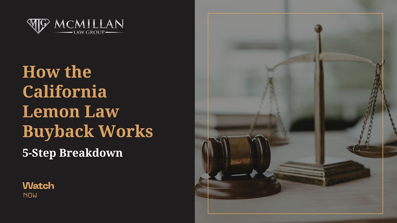 How the California Lemon Law Buyback Works — 5 Step Breakdown