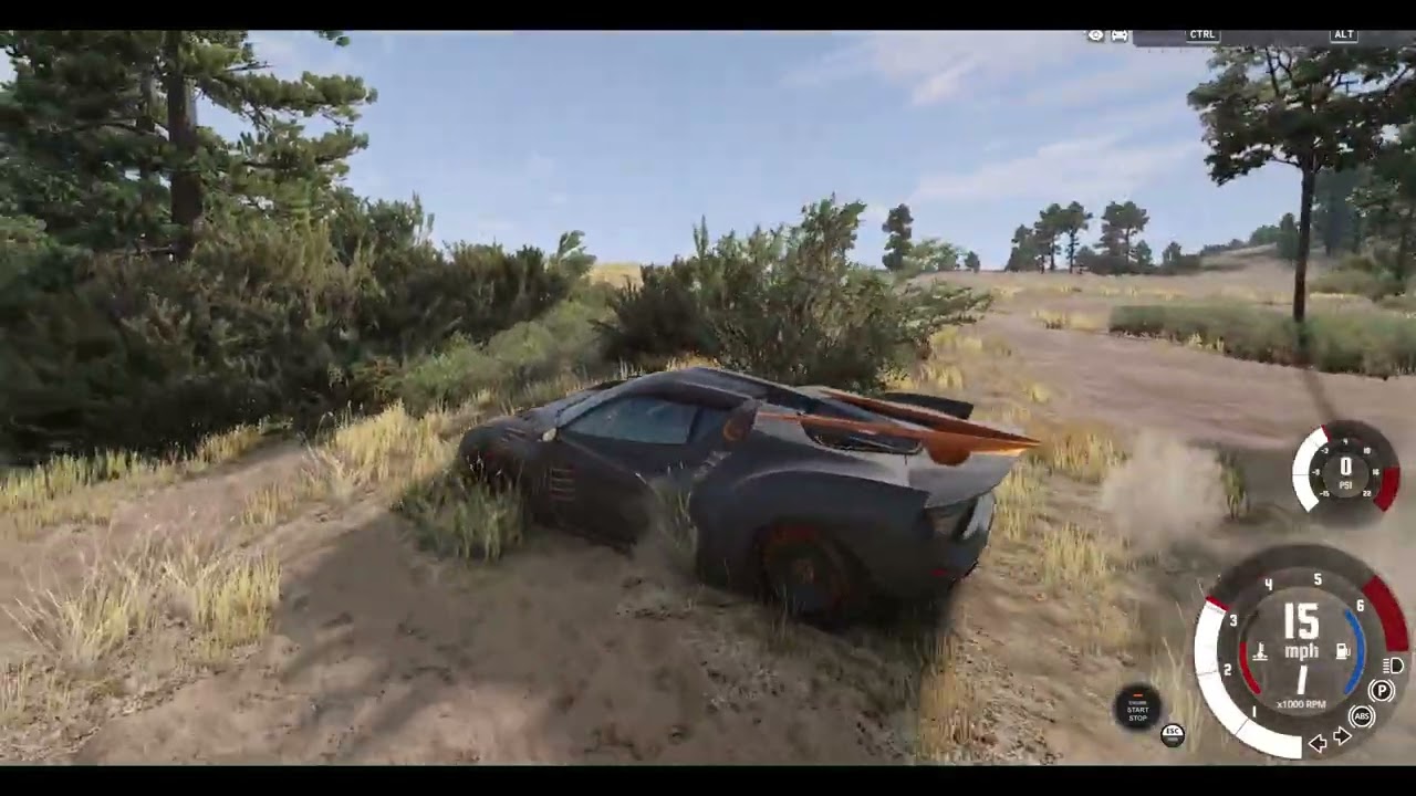 Playing BeamNG Drive Part 1