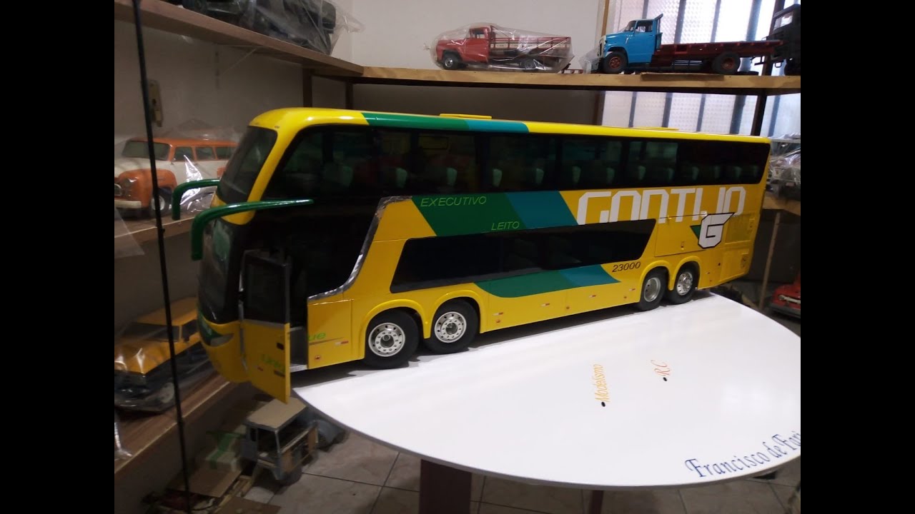 Ônibus Gontijo DD- Fabricação Exclusiva . Escala1.14