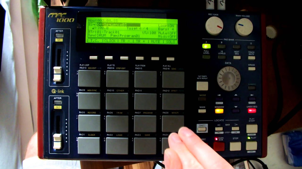 MPC 1000 BEAT LOOP MAKING