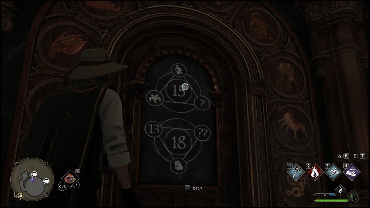 Hogwarts Legacy Open Puzzle Door and Entering Then Got it.