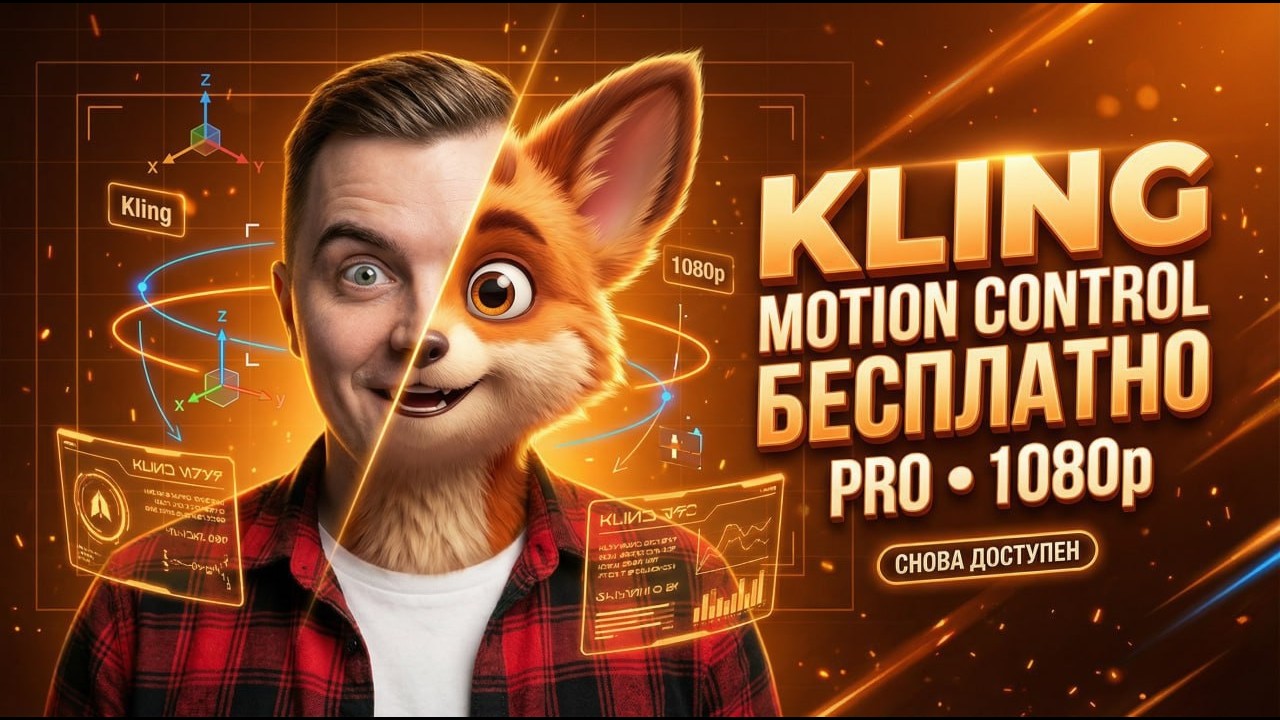 Kling 3 Motion Control БЕСПЛАТНО