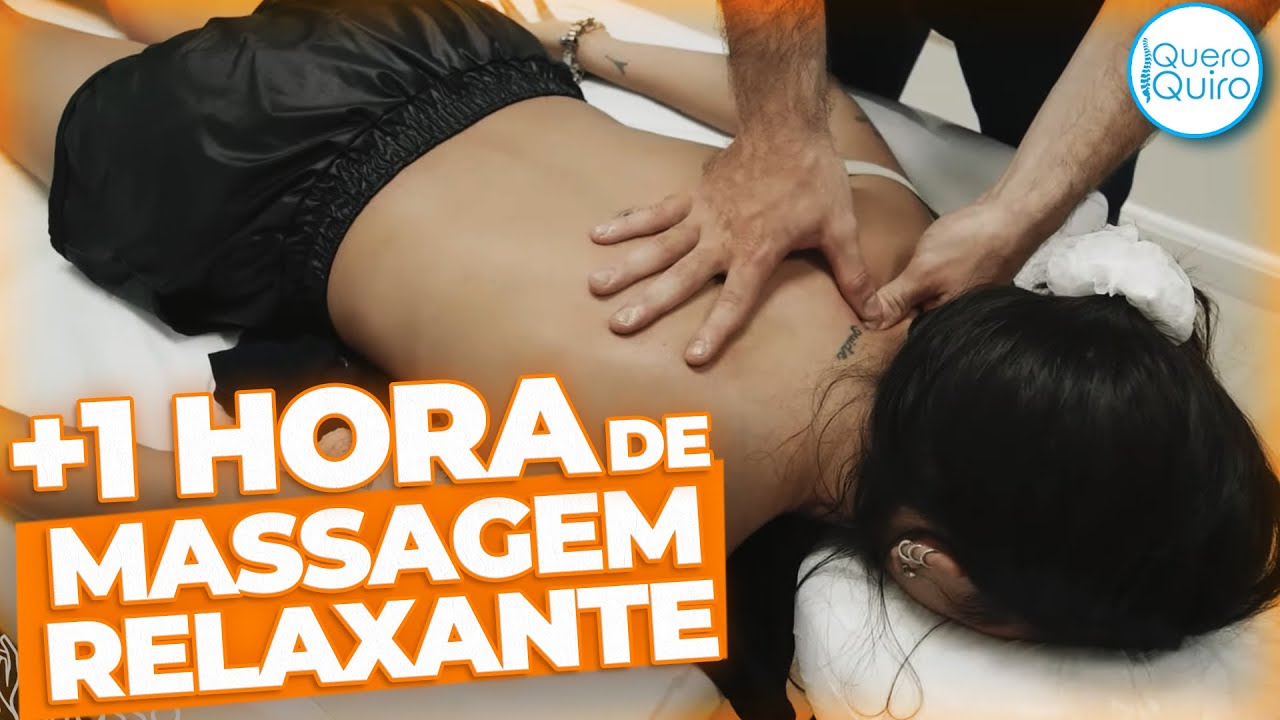 1 HORA DE MASSAGEM RELAXANTE ASMR (Ideal para dormir)