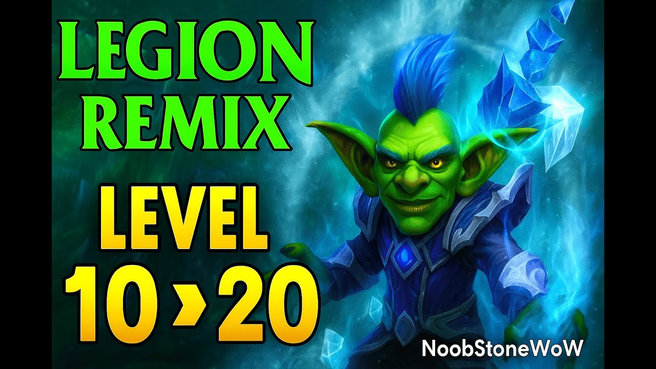 Legion Remix Leveling Journey &ndash; Frost Mage 10 to 20 | WoW 2025 No Commentary