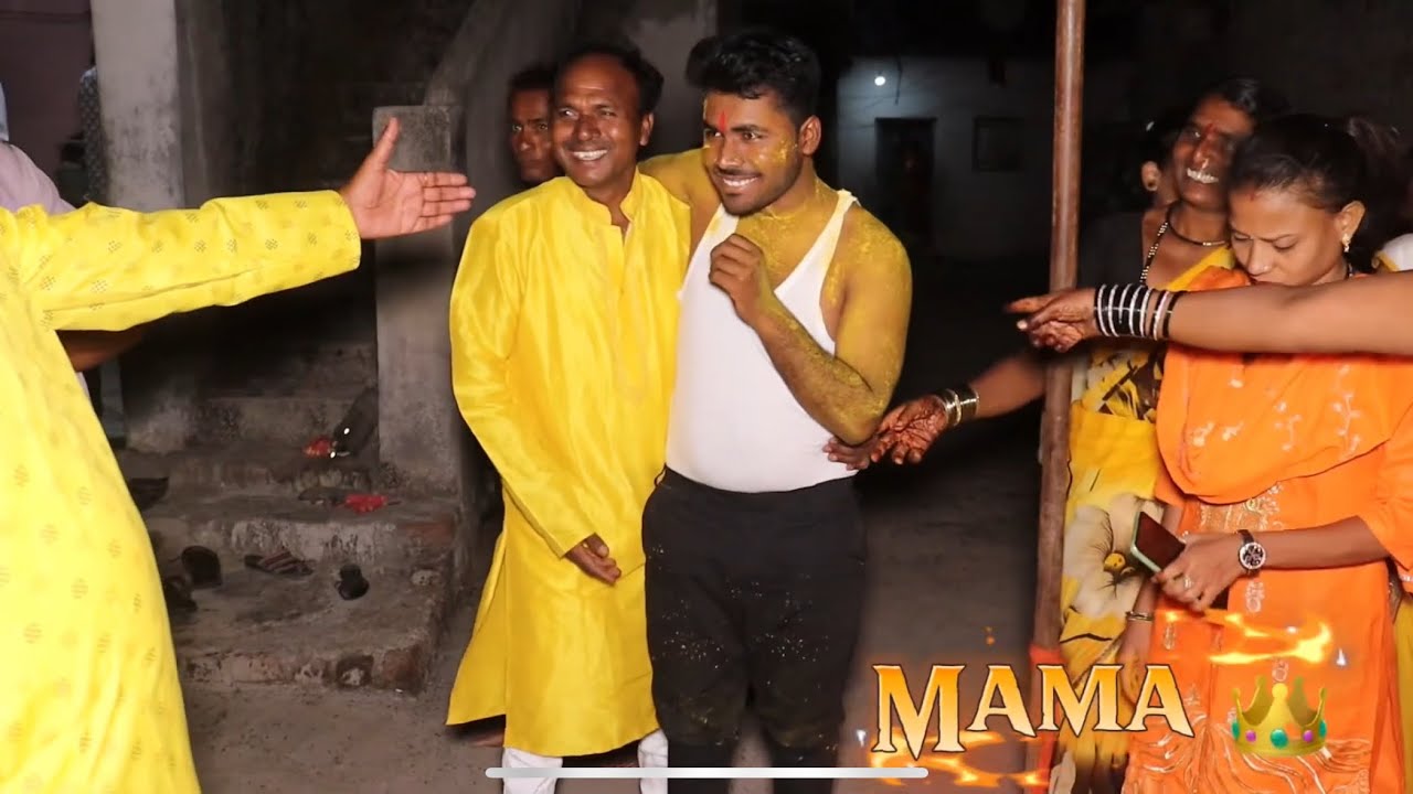 Arun dadachi haldi 💛