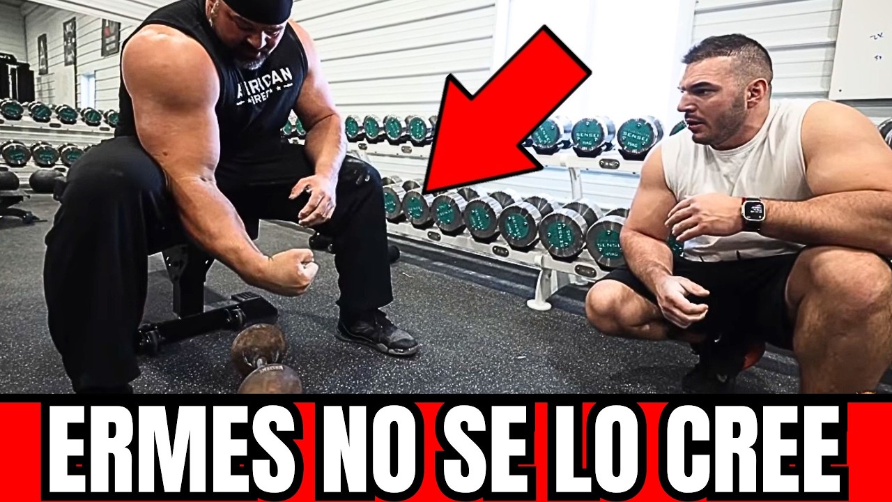 Brian Shaw intenta la rutina de Ermes Gasparini… y lo deja en shock